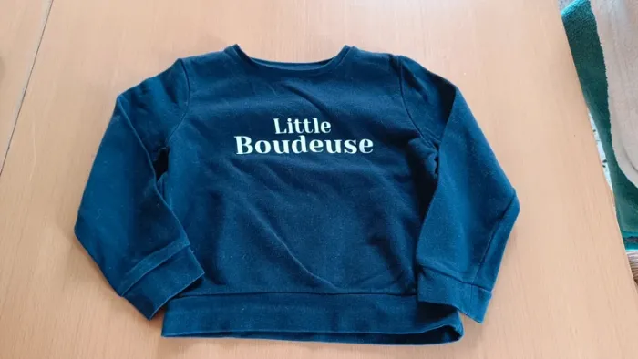 Pull col rond bleu marine - photo numéro 3