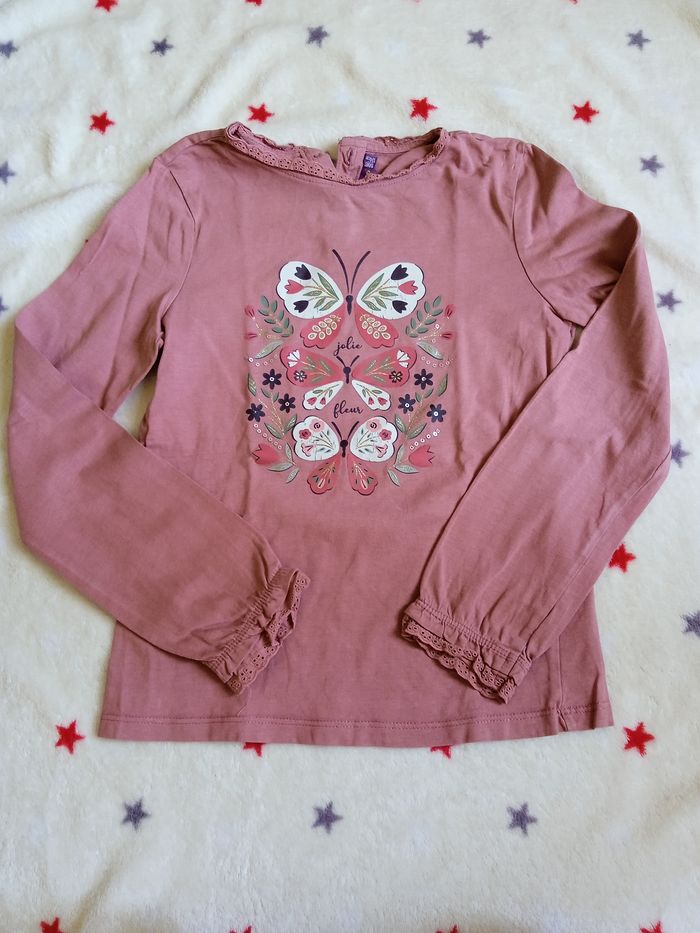 Lot de 5 T-shirts manches longues 8/9 ans - photo numéro 2
