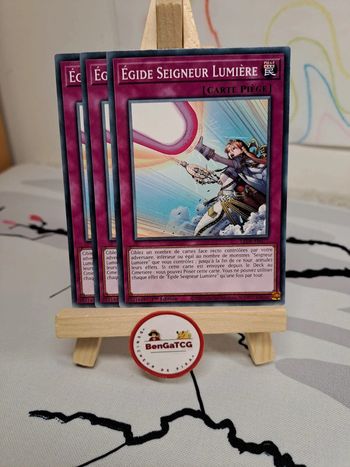 Playset 3x Egide Seigneur Lumière Yu-Gi-Oh! Héritage de la Destruction FR LEDE