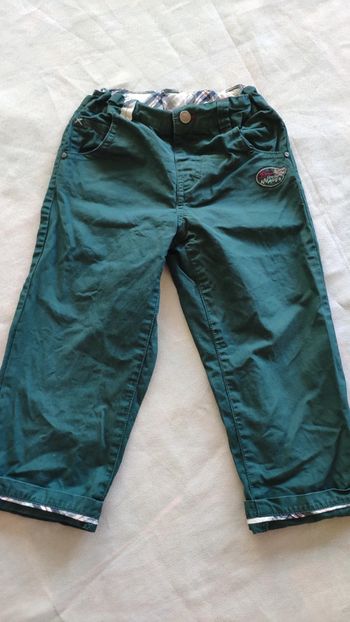 Pantalon vert sergent major 24 mois