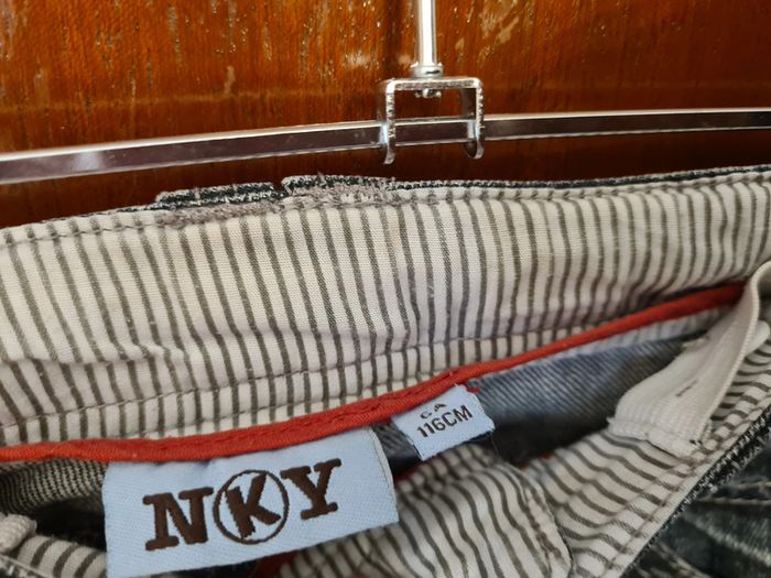 Pantacourt bermuda jean slim NKY 6 ans - photo numéro 2