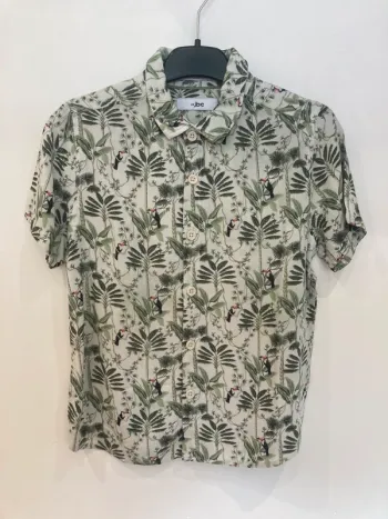 6 ans -chemise à motif un peut type hawaiien