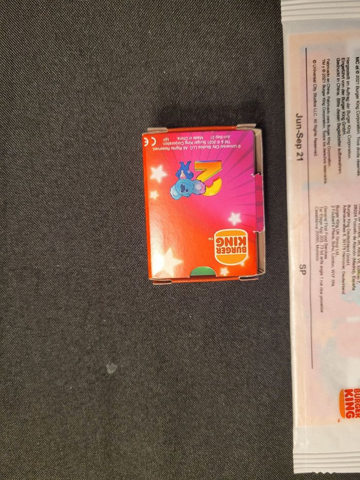 Lot deux mini jeux de cartes tous en scène Burger king - photo numéro 5
