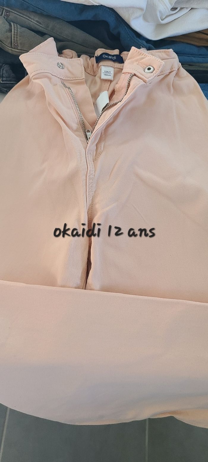 Lot 7 jeans fille 12 ans vertbaudet okaidi tao tape à l'œil - photo numéro 3