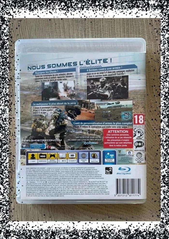 Tom clancy's ghost recon future soldier / playstation 3 - photo numéro 2