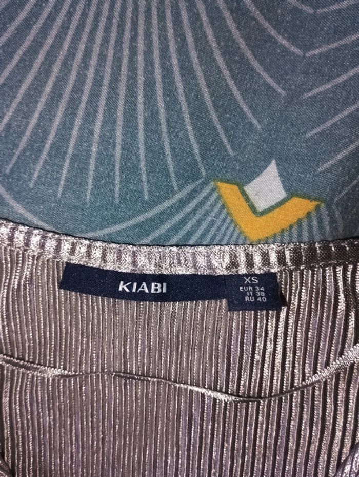 Jolie body argenté taille XS en excellent état - photo numéro 4