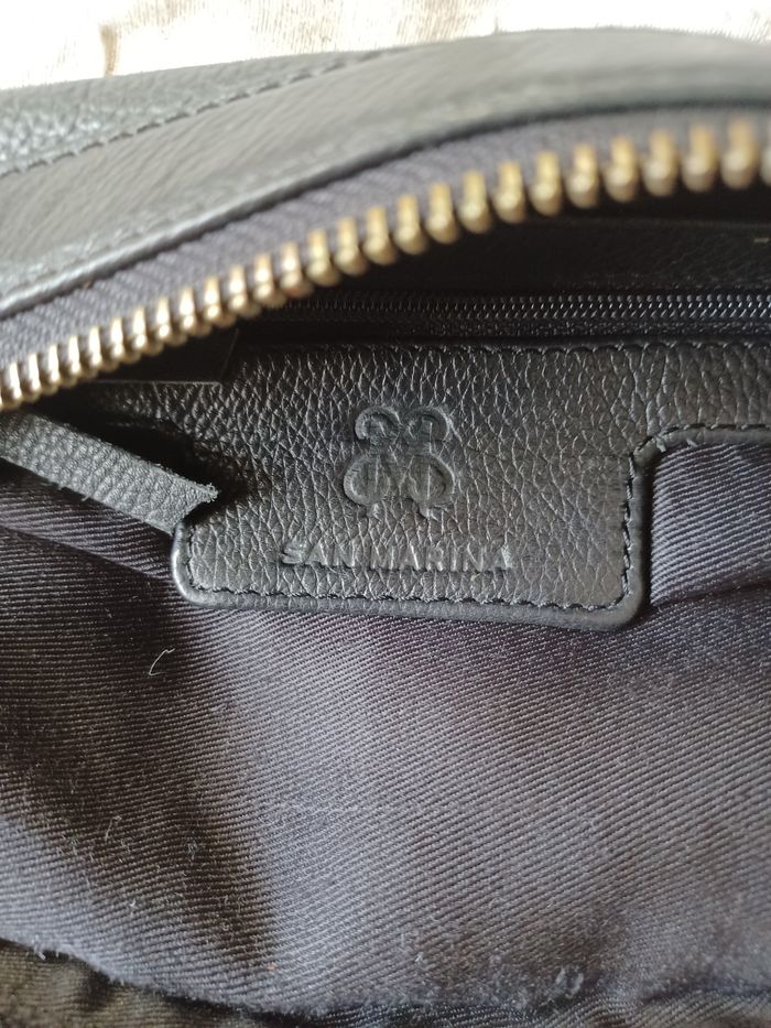 Sac cuir noir san marina - photo numéro 2