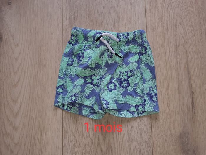 Lot de 2 shorts + 1 t-shirt 1 mois - photo numéro 3