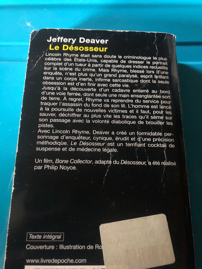 Livre le désosseur de Jeffery Deaver - photo numéro 2