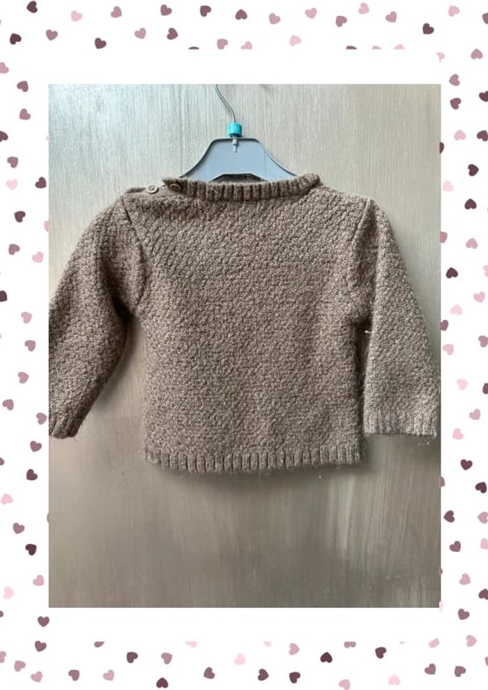 Pull Ours Kiabi 12 mois marron - photo numéro 6