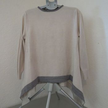 ✨ Pull asymétrique BLU OLTRE – Taille M/L ✨