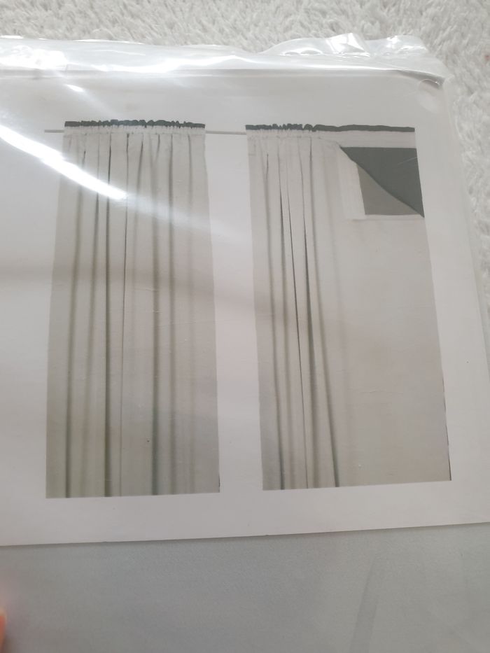 Lot de 2 rideaux neuf - photo numéro 3