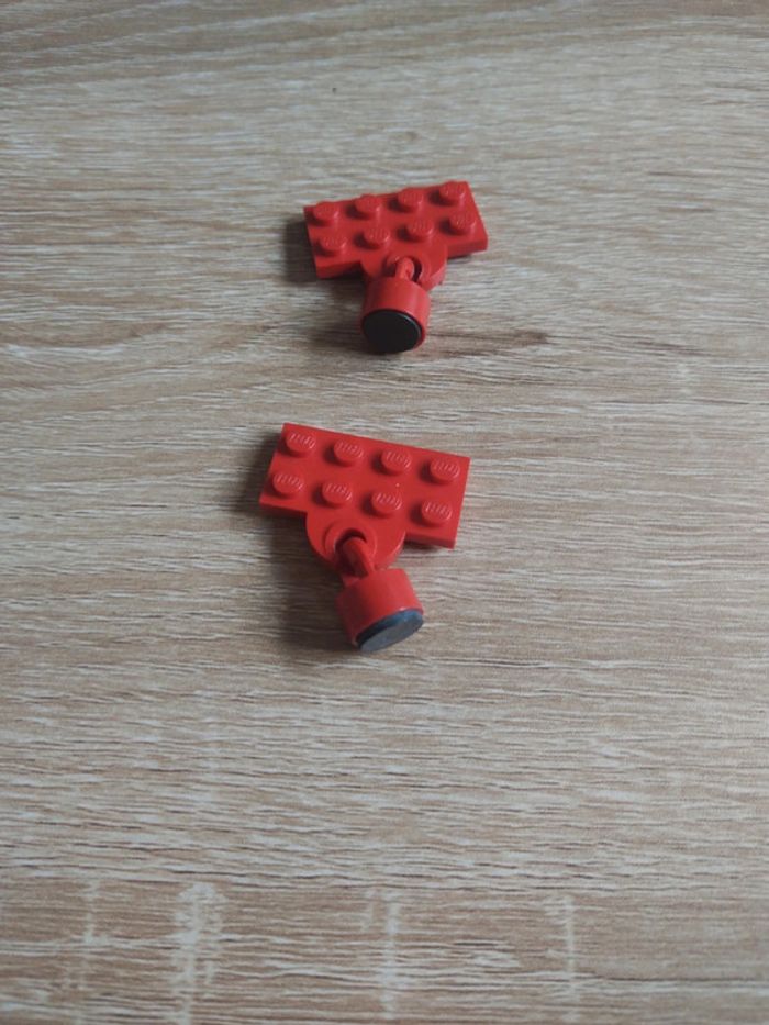 Lego train lot 2 aimants coupling - photo numéro 2