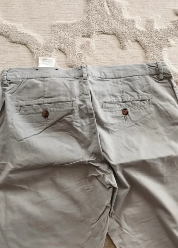 pantalon gris logg h&m coupe droite taille 38 - photo numéro 4