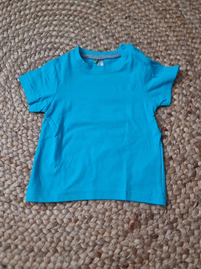 Tee-shirt bleu orchestra 6 mois