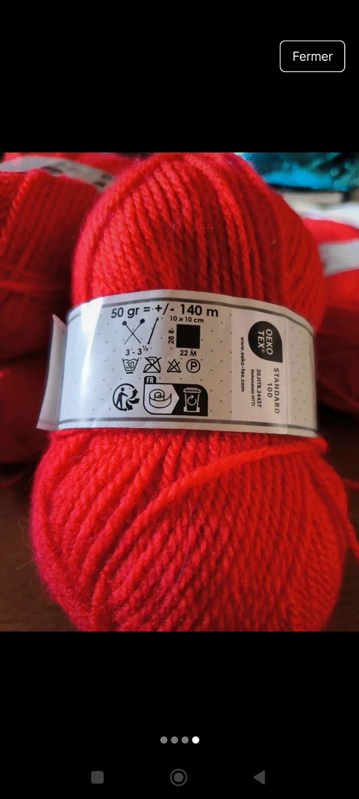 Lot de 15 pelotes de laine - photo numéro 4