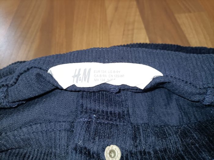 Jupe velours côtelé noir 8-9 ans H&M - photo numéro 6