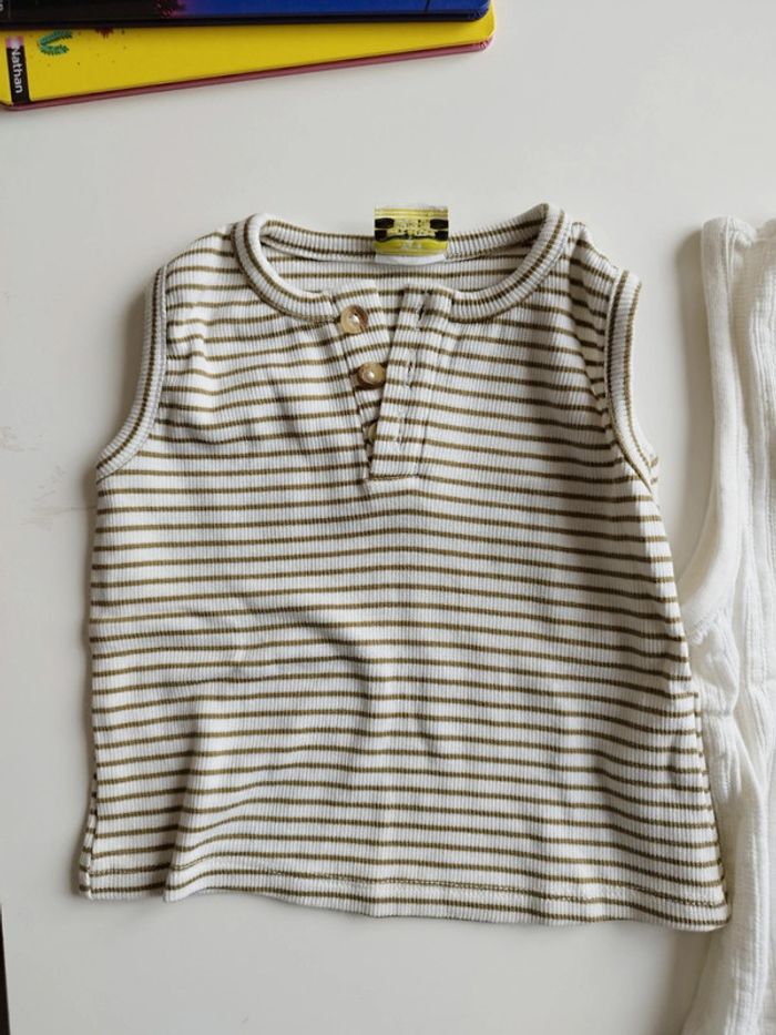 Lot 4 de débardeurs bébé garçon - photo numéro 10