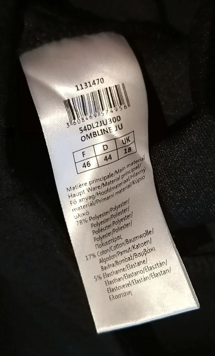 Jupe automne hiver noir argenté Taille 46 Diane Laury - photo numéro 12