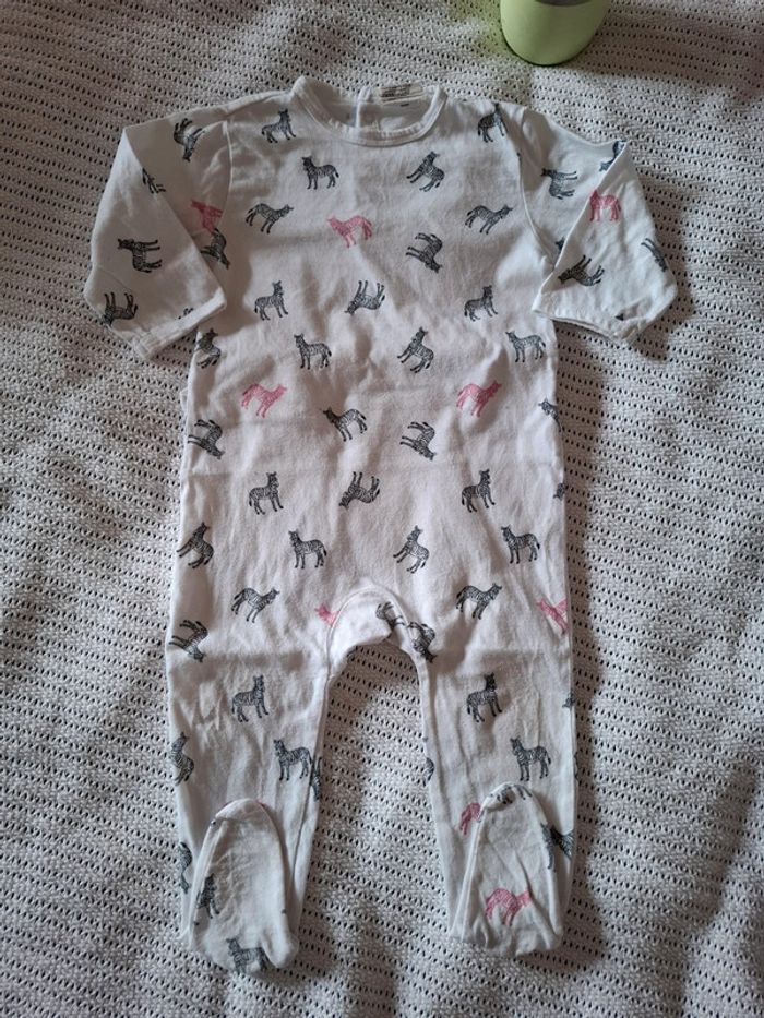 Pyjama Léger Zèbre 9Mois - photo numéro 2