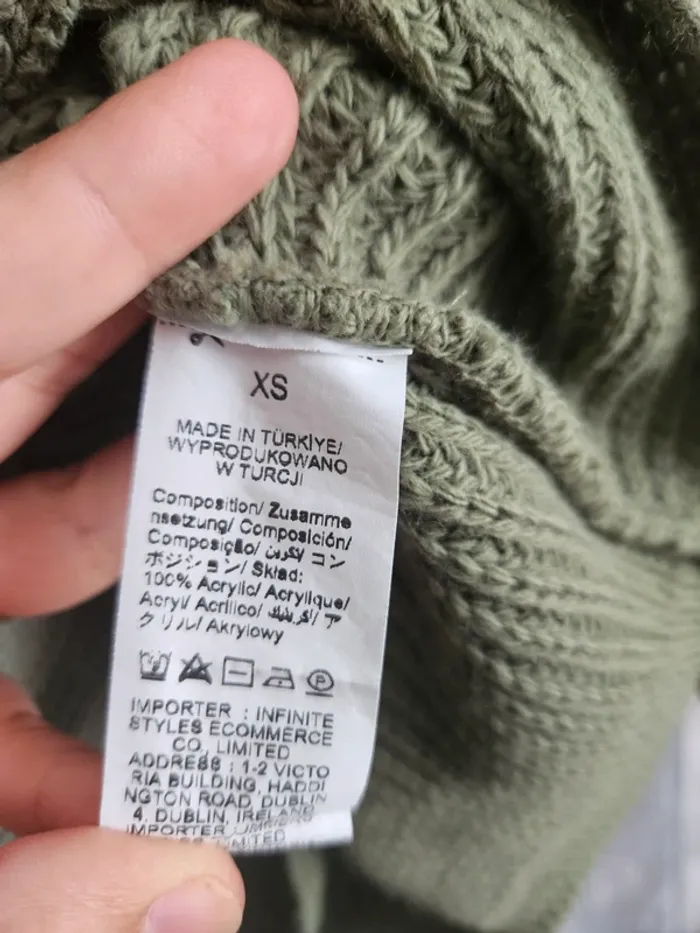 Pull croisé à perles taille XS - photo numéro 3