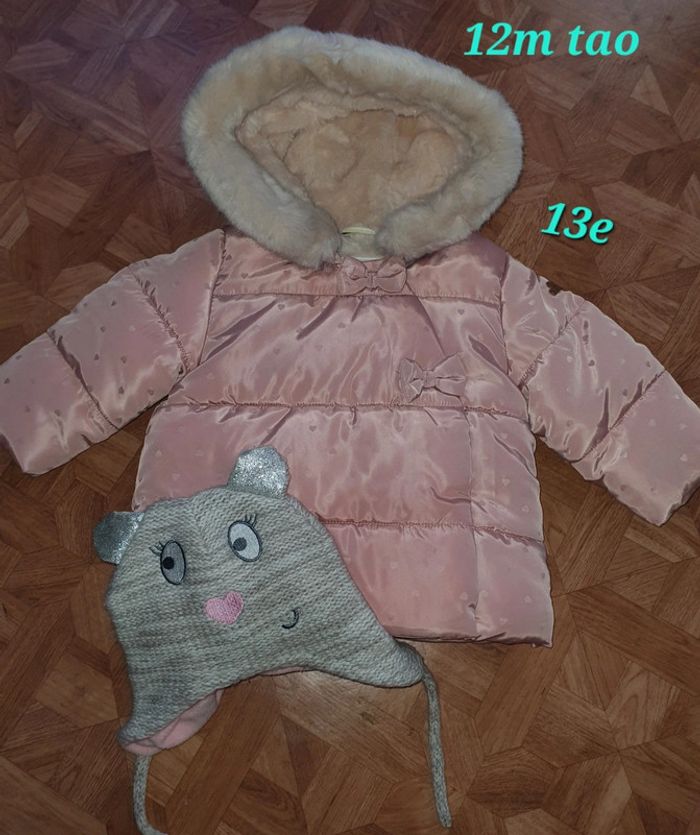 Manteau et bonnet 12mois Tape à l'œil