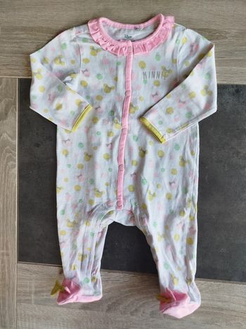 Pyjama léger 1 pièce fille 9 mois