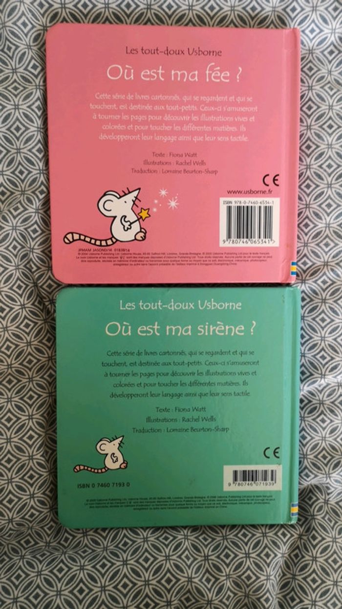 Lot de 2 livres où est ma fée où est ma sirène - photo numéro 4
