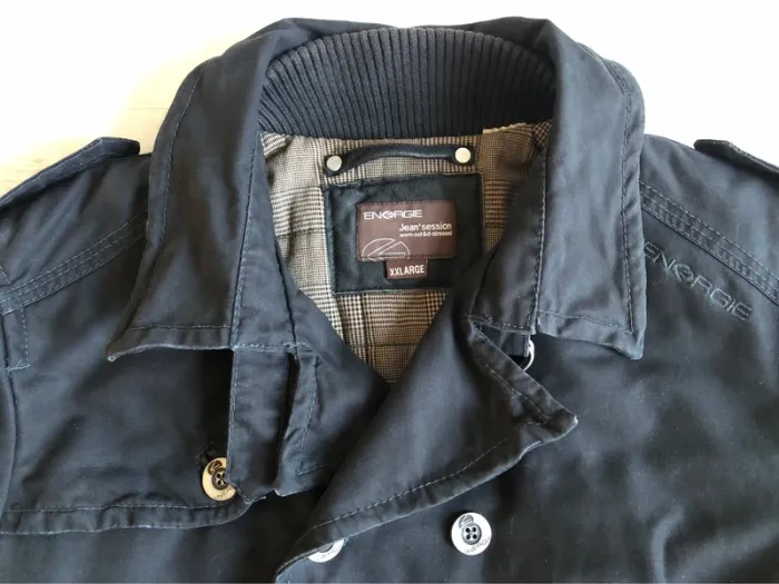 Manteau homme épais matelassé noir « energie » T XXL - photo numéro 7