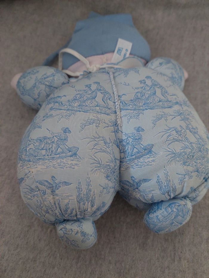 Corolle - doudou de chiffon bleu 1994 - photo numéro 5