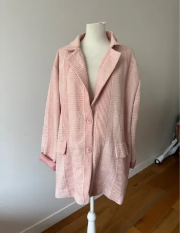 Veste blazer tendance XL/42 rose