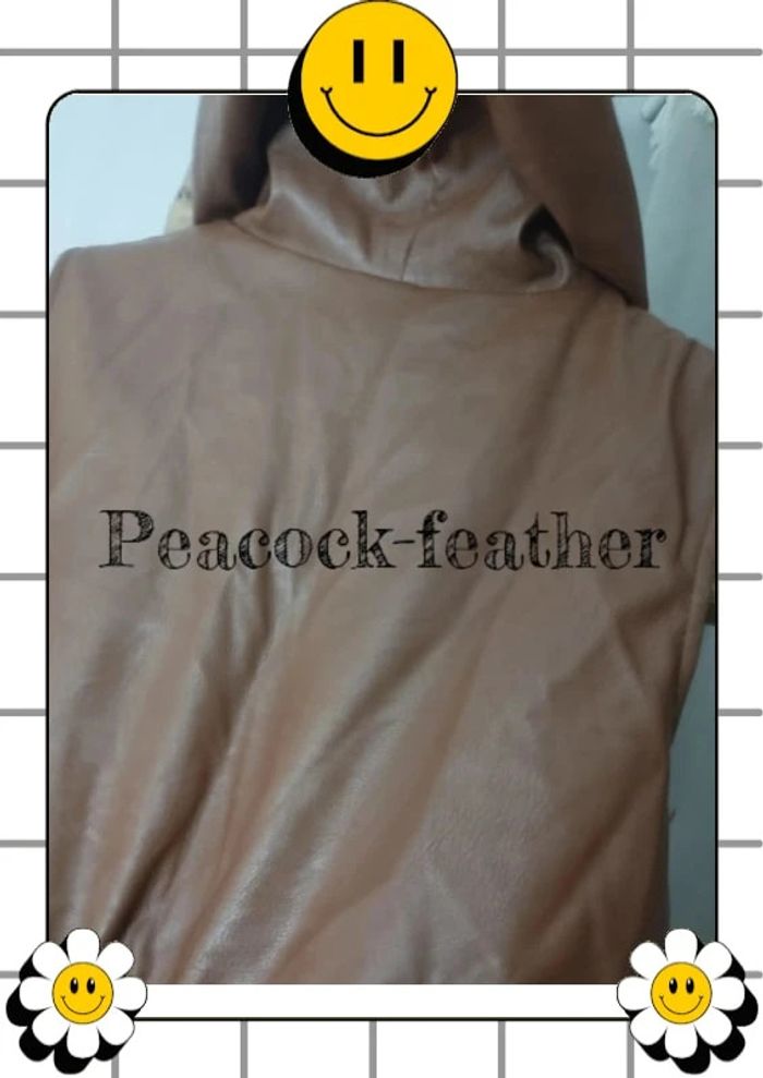 Blouson sans manches simili marron TU - photo numéro 4