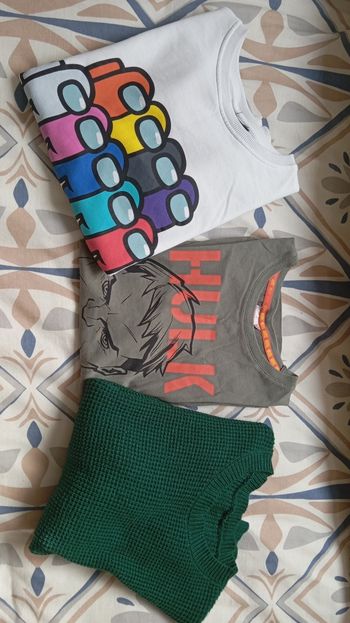 Lots pulls et t-shirt garçon 