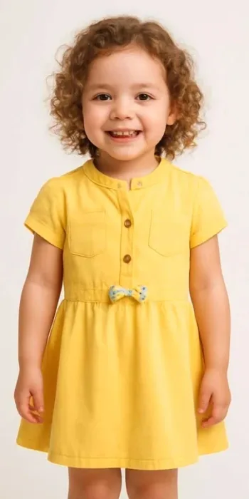 Robe jaune 23 mois obaibi
