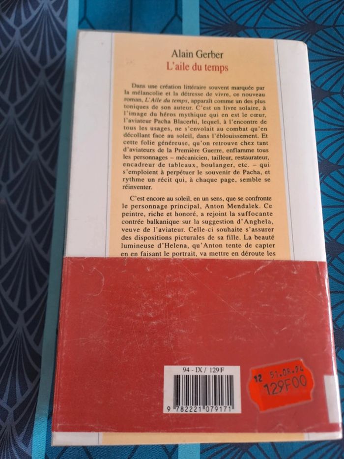 Livre L'Aile du Temps, Alain Gerber - photo numéro 2