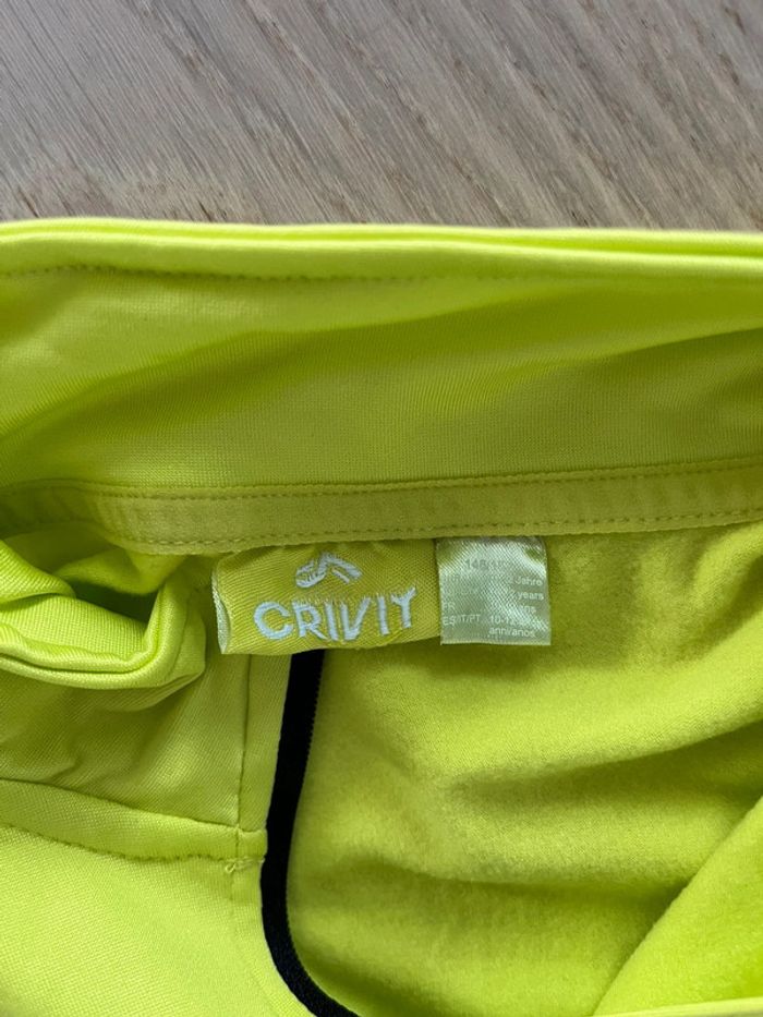 T-shirt technique Crivit jaune 10-12 ans - photo numéro 2