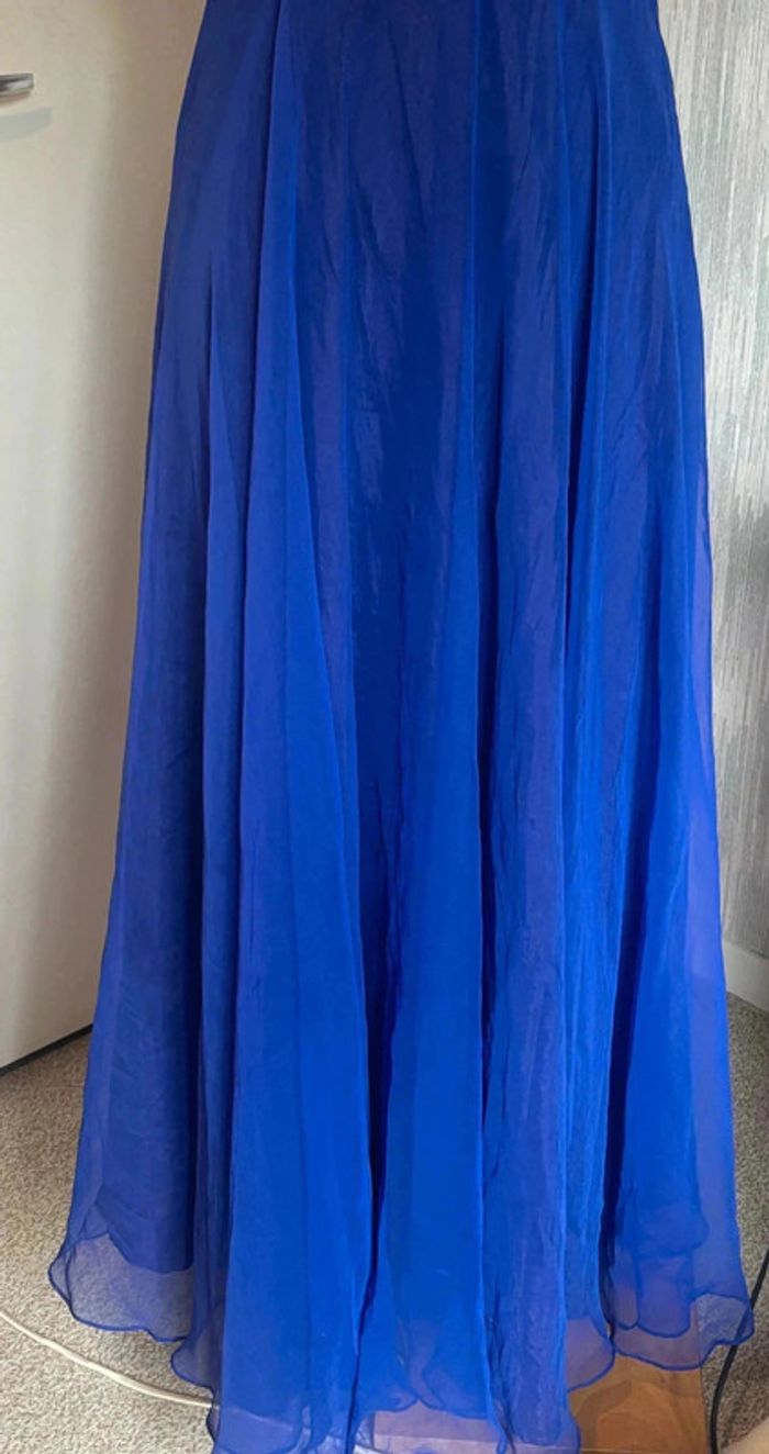 Magnifique robe de cérémonie longue taille 36 marque yvette - photo numéro 3