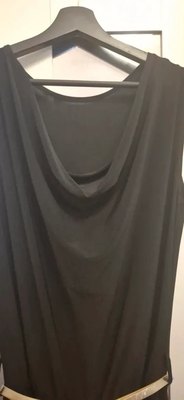 Combinaison noire drapée made in Italy taille unique - photo numéro 3