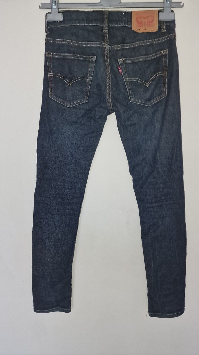 Levi's jean stretch extrême skinny 519 levier 34 36 14 16 ans - photo numéro 2