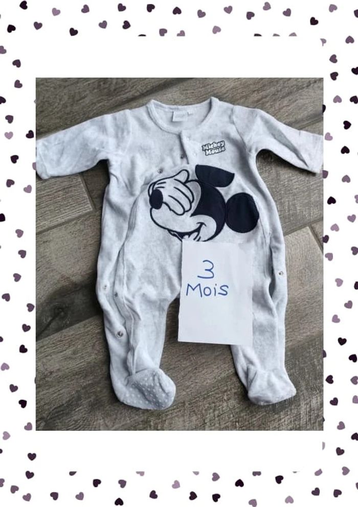 Pyjama velours Mickey Disney