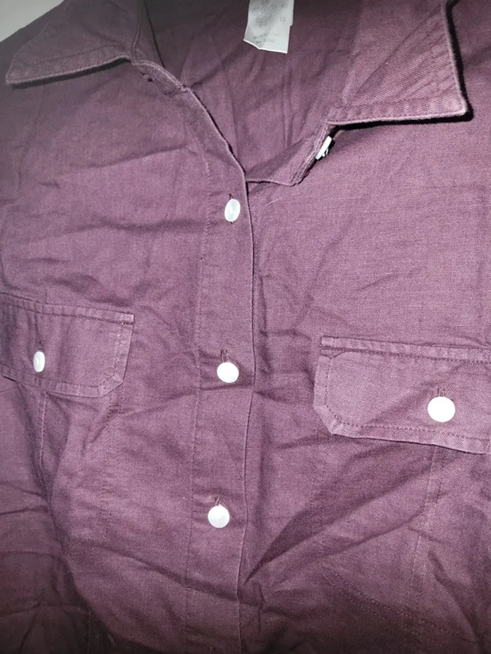 Chemise prune for us market - photo numéro 3