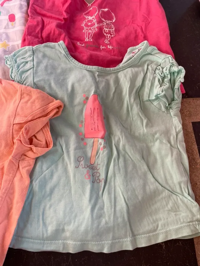 Lot 4 T shirt manche courte 18 mois - photo numéro 5