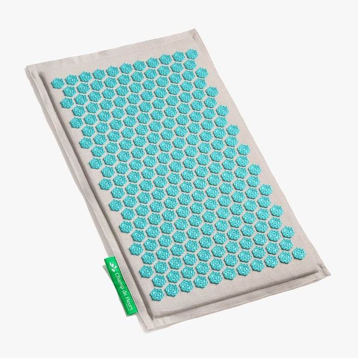Bioloka Tapis d'Acupression Champ de Fleurs Naturel / Turquoise NEUF