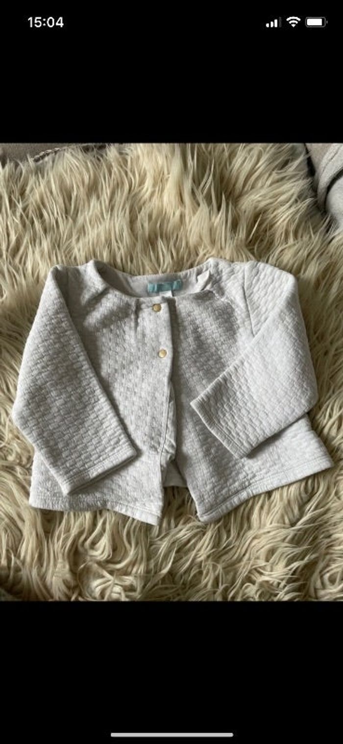 Gilet bébé fille