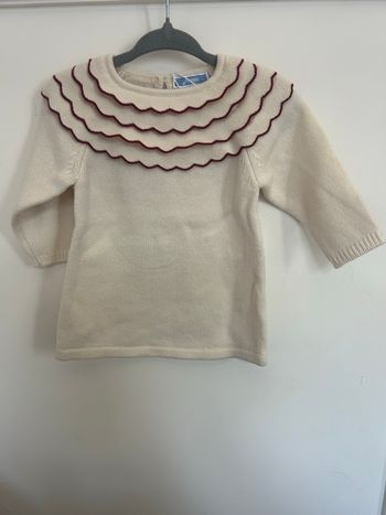 Robe en laine et cachemire - Jacadi - T.6mois - Neuve avec étiquette 