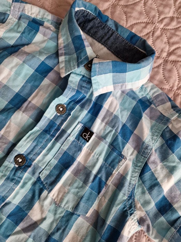 Chemisette Calvin Klein garçon 2 ans