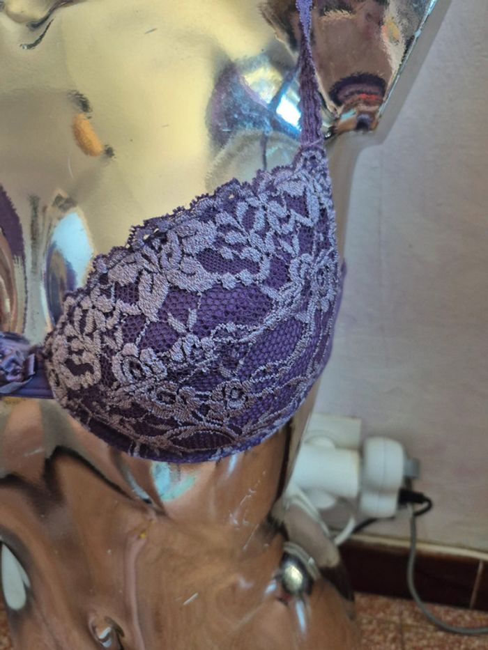 Soutien gorge mauve - photo numéro 2
