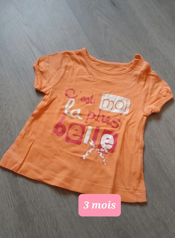 Maillot t-shirt 3mois fille