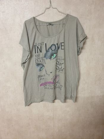 Tee shirt coton manches courtes
