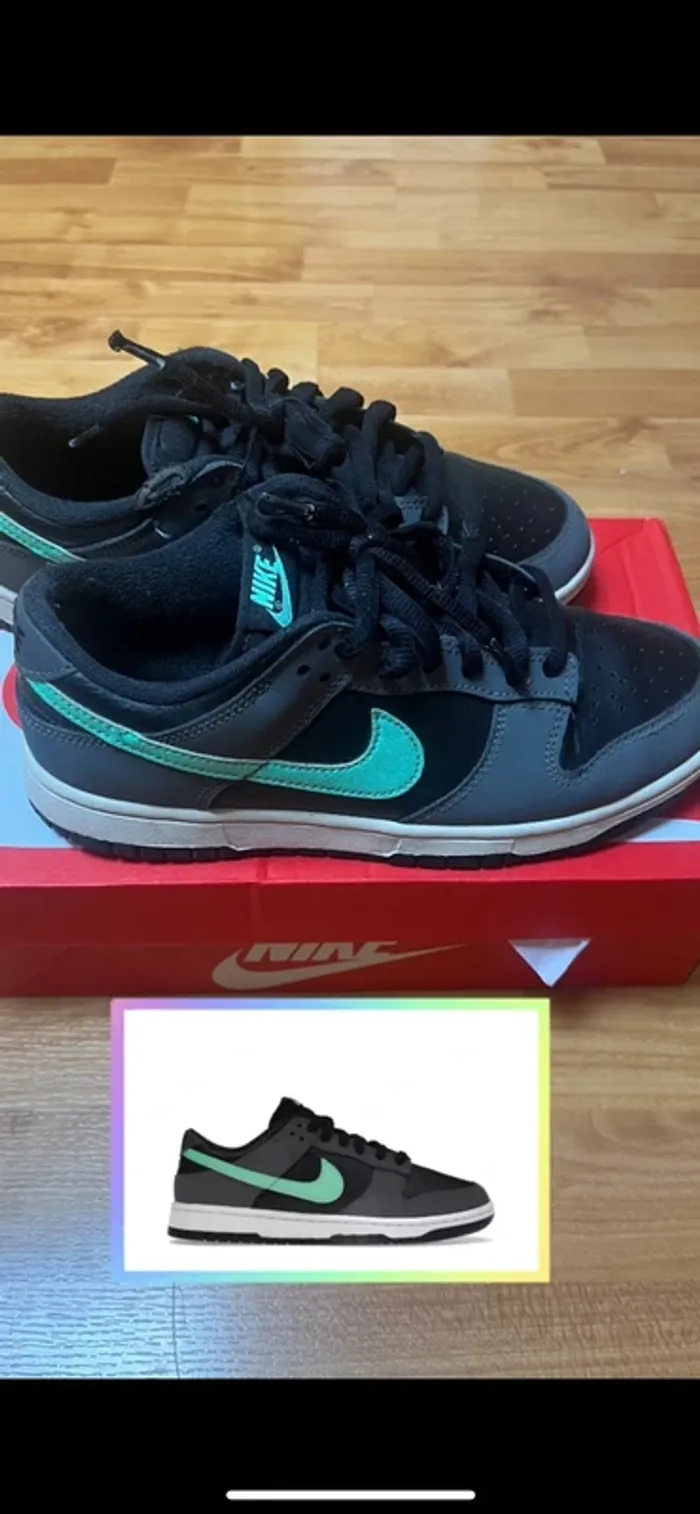 Nike Dunk basse rétro coloris vert vif